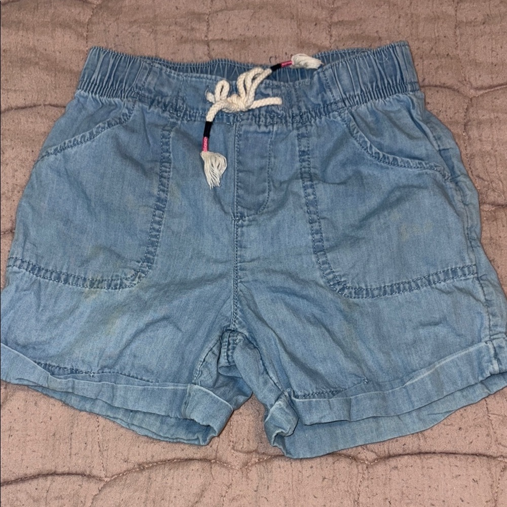 Wonder Nation Light Blue Drawstring Shorts